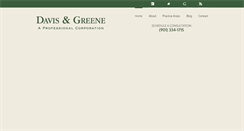 Desktop Screenshot of davis-greene.com
